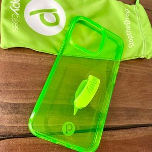 Gently Used Loopy Case iPhone 13 Pro Neon Green